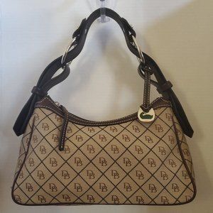 Dooney & Bourke Tan/Brown Signature Bag Like New!